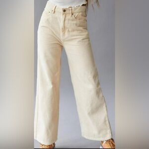 Urban Outfitters BDG High Rise Corduroy Pants - Cream